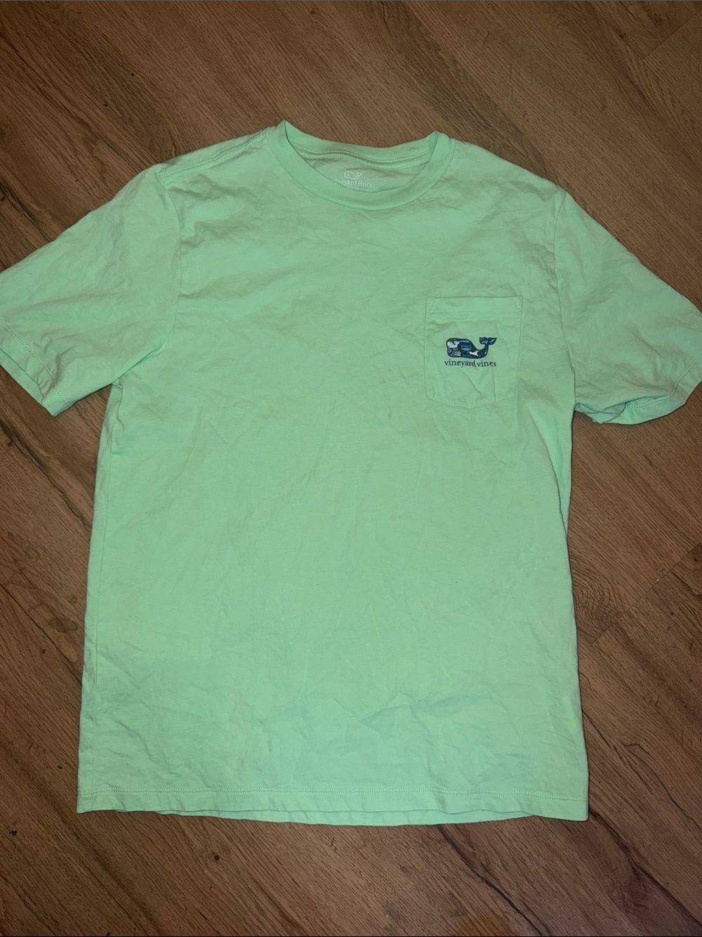 Boy’s XL Vineyard Vines Mint Green Short Sleeve Pocket Tee